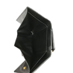 Bottega Veneta Intrecciato Trifold Wallet Compact Black — view 7