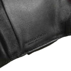 Bottega Veneta Intrecciato Trifold Wallet Compact Black — view 8