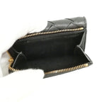 Bottega Veneta Intrecciato Trifold Wallet Compact Black — view 5