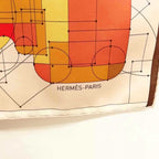 Hermes Echec AU Roi Checkmate Carre 90 Large Scarf — view 6
