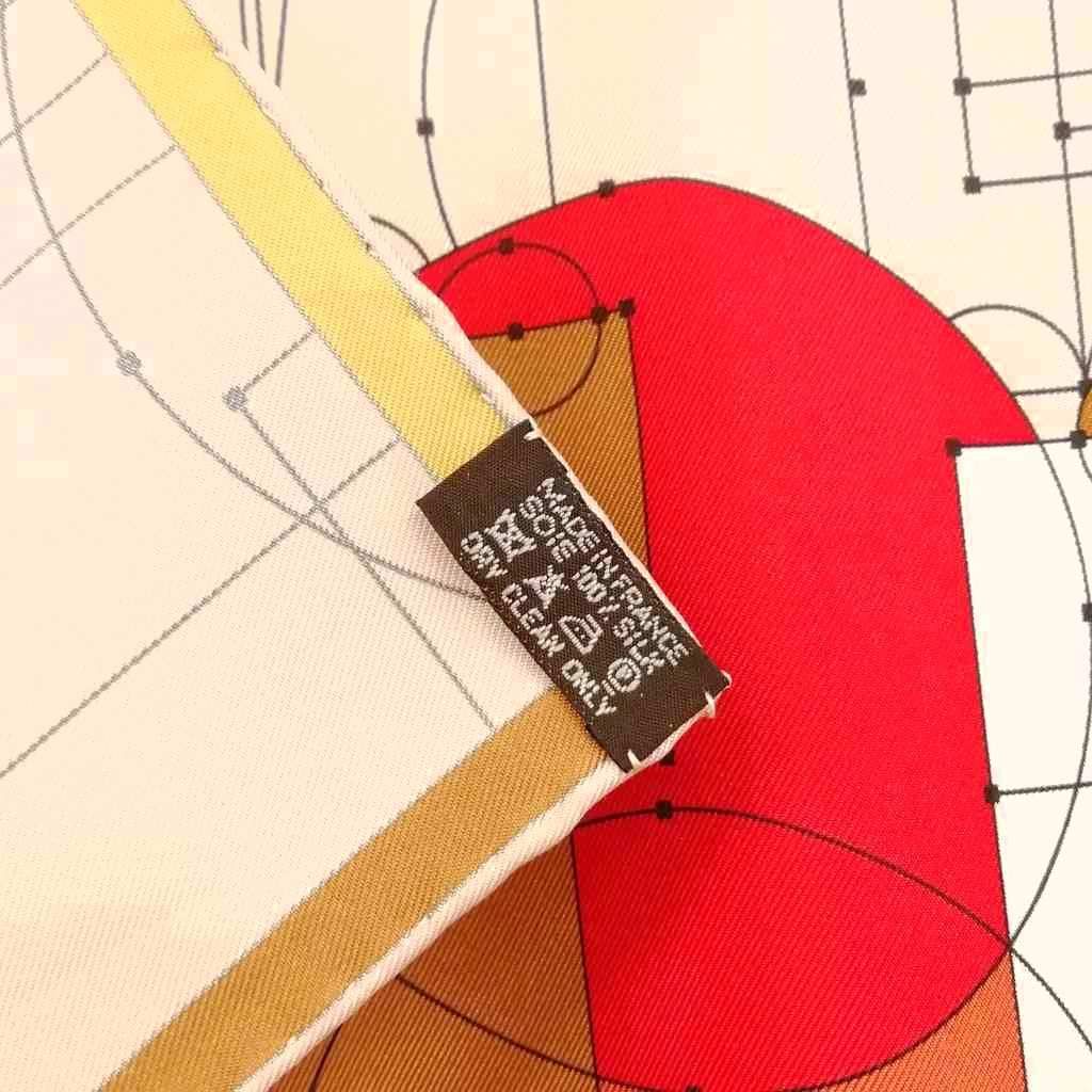 Hermes Echec AU Roi Checkmate Carre 90 Large Scarf — view 7