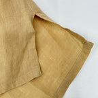 Hermes Linen Half Button Short Sleeve Shirt — view 7