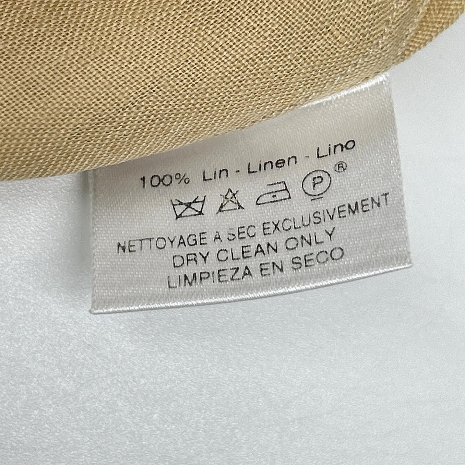 Hermes Linen Half Button Short Sleeve Shirt — view 4