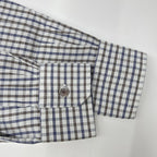 Hermes Check Series Button Long Sleeve Shirt — view 7