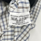 Hermes Check Series Button Long Sleeve Shirt — view 5