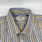 Hermes Striped Series Button Long Sleeve Shirt — view 6