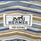 Hermes Striped Series Button Long Sleeve Shirt — view 4