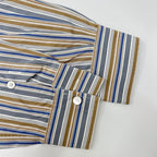 Hermes Striped Series Button Long Sleeve Shirt — view 7