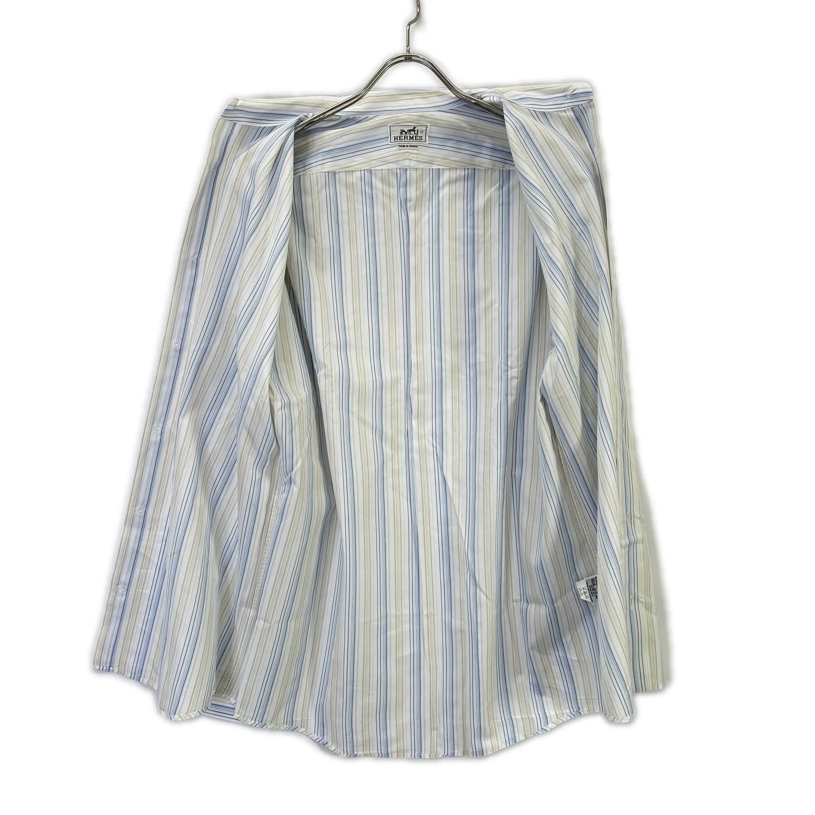 Hermes Striped Long Sleeve Shirt — view 3