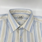 Hermes Striped Long Sleeve Shirt — view 7
