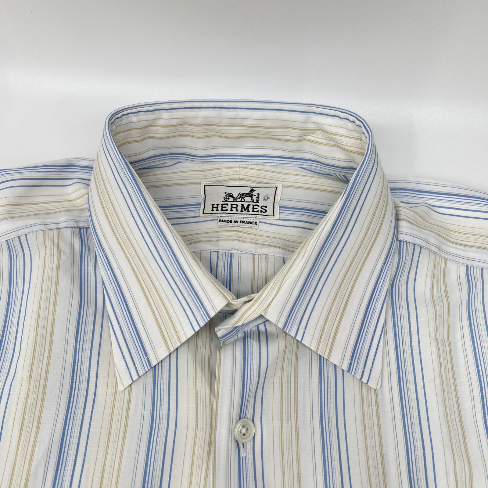 Hermes Striped Long Sleeve Shirt — view 7