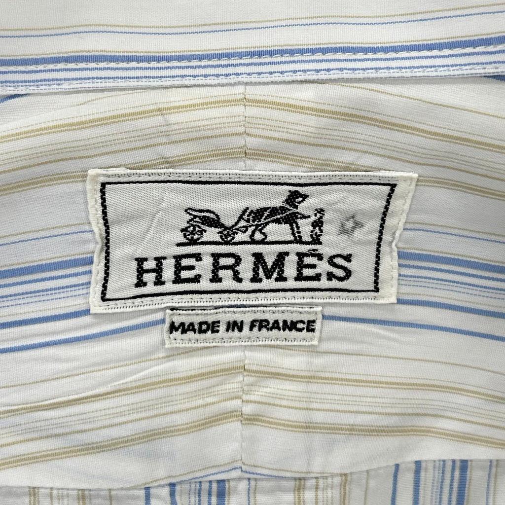 Hermes Striped Long Sleeve Shirt — view 4