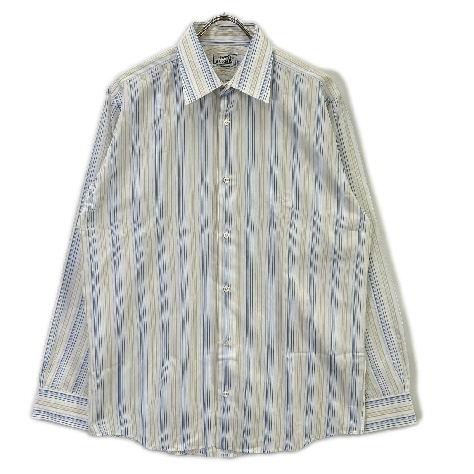 Hermes Striped Long Sleeve Shirt