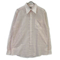 Hermes Check Series Button Long Sleeve Shirt