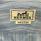 Hermes Striped Series Button Long Sleeve Shirt — view 4