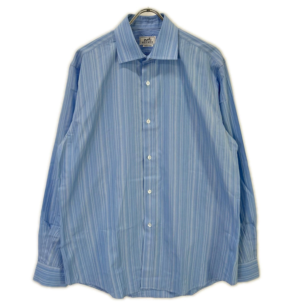 Hermes Striped Series Button Long Sleeve Shirt