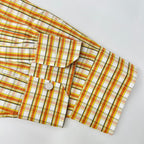 Hermes Check Series Button Down Long Sleeve Shirt — view 8