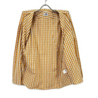 Hermes Check Series Button Down Long Sleeve Shirt — view 3