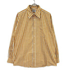 Hermes Check Series Button Down Long Sleeve Shirt