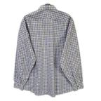 Hermes Check Series Button Long Sleeve Shirt — view 2
