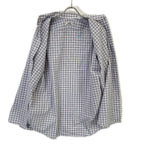 Hermes Check Series Button Long Sleeve Shirt — view 3