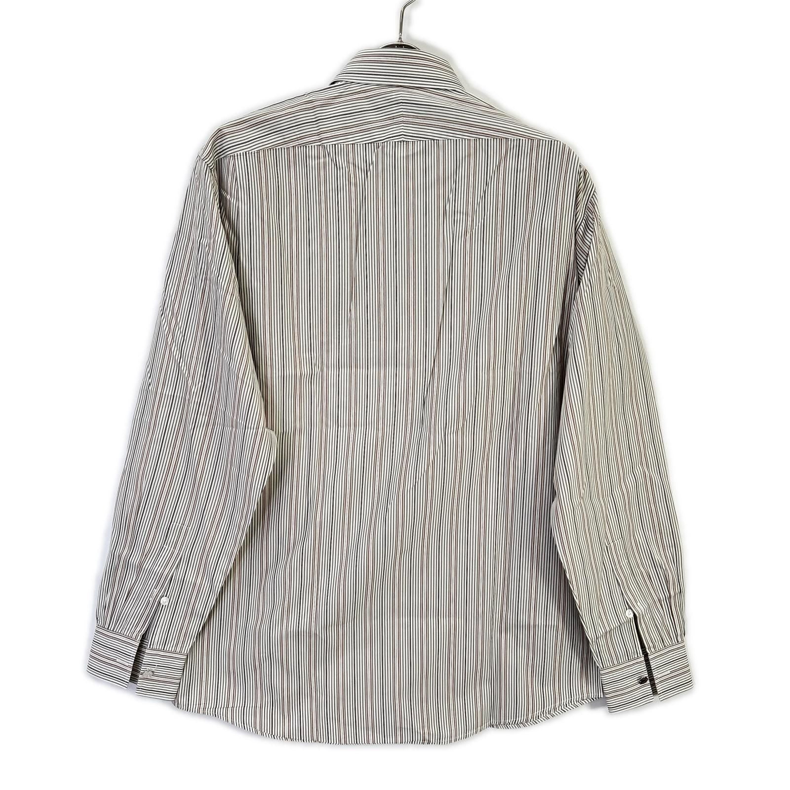 Hermes Striped Series Button Long Sleeve Shirt — view 2