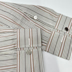 Hermes Striped Series Button Long Sleeve Shirt — view 7