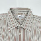 Hermes Striped Series Button Long Sleeve Shirt — view 6