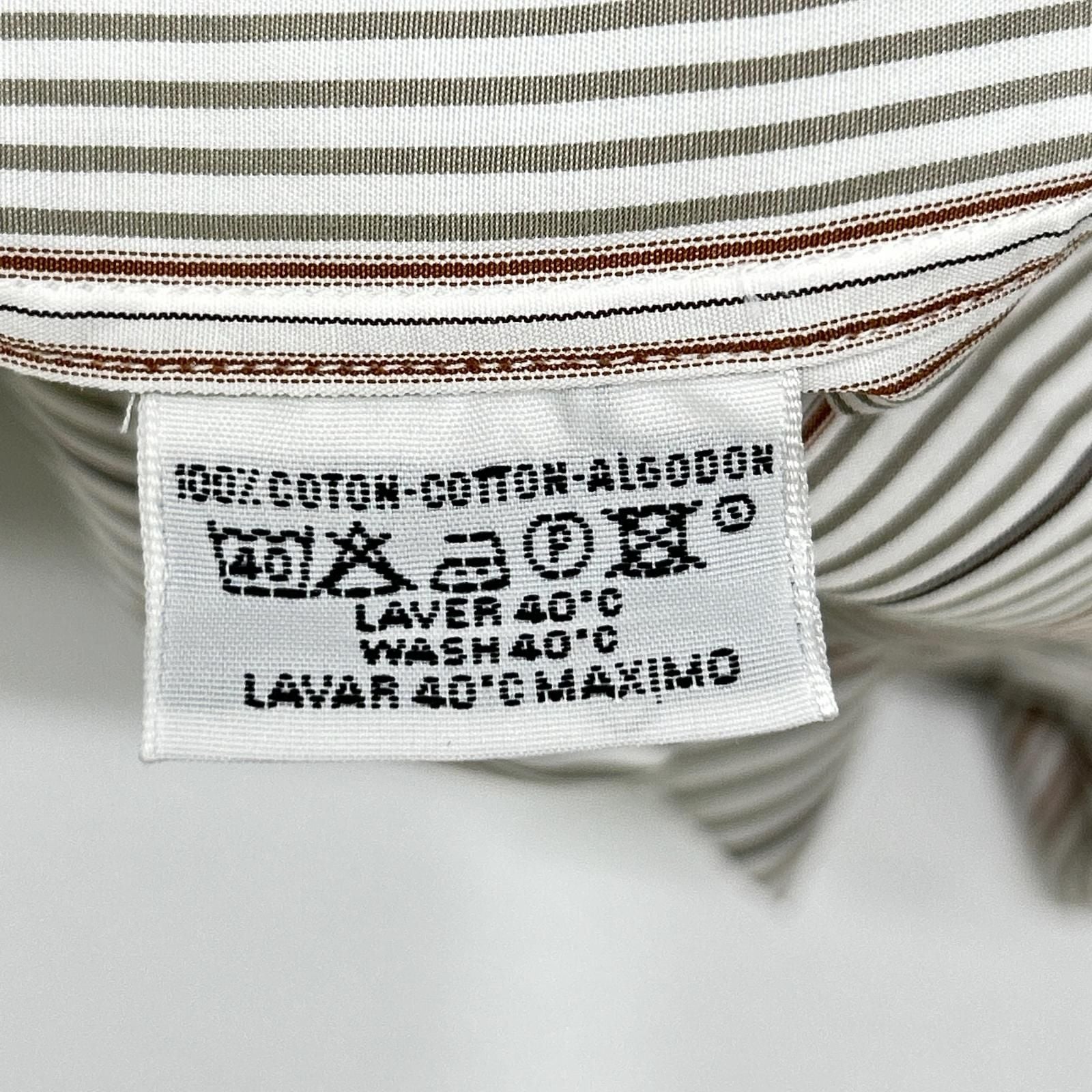Hermes Striped Series Button Long Sleeve Shirt — view 5