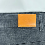 Hermes Indigo Series Button Denim Skirt 34 — view 3