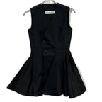 Dior Black Double Button Sleeveless Dress 34