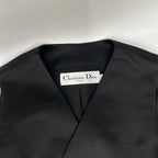 Dior Black Double Button Sleeveless Dress 34 — view 5