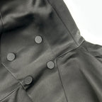 Dior Black Double Button Sleeveless Dress 34 — view 6