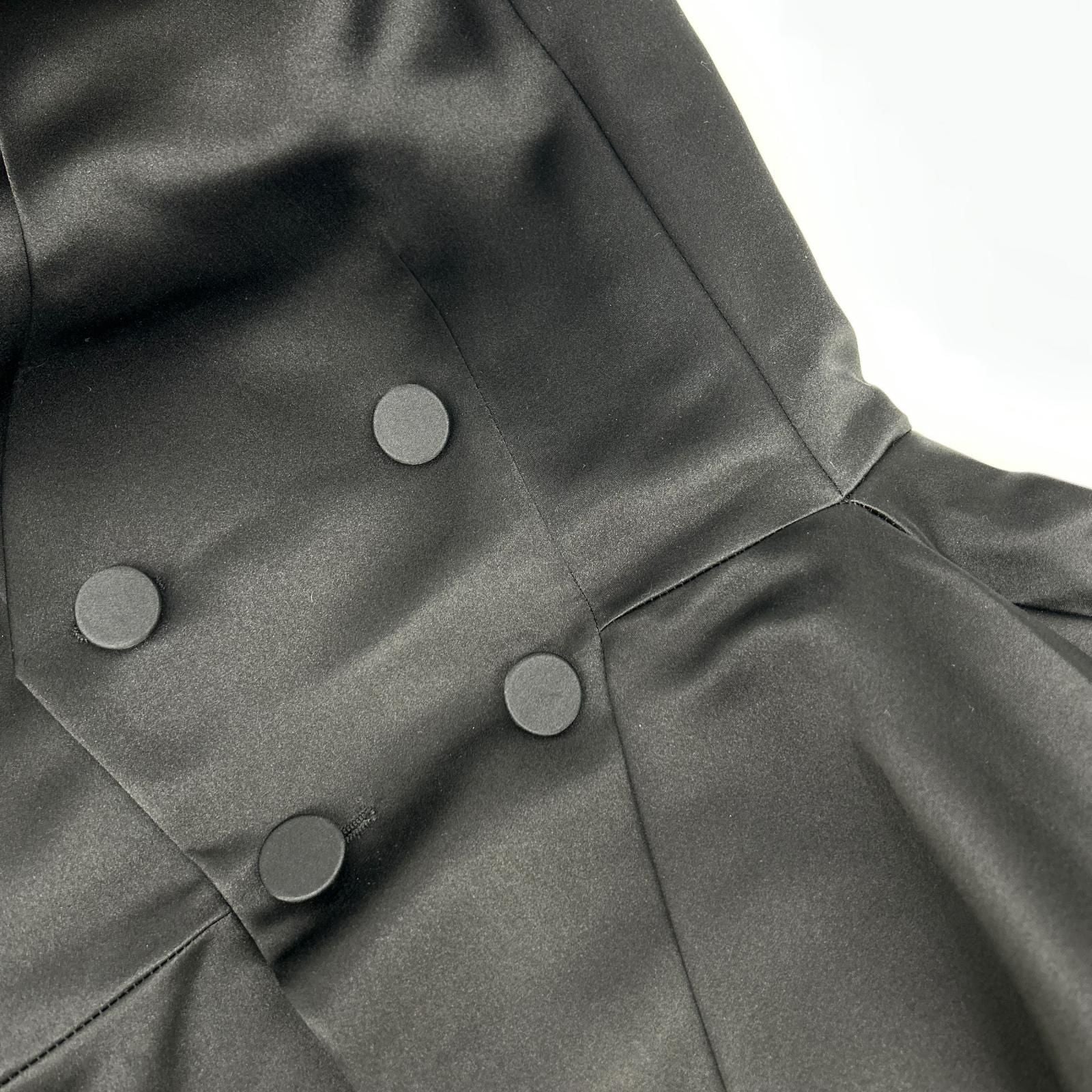 Dior Black Double Button Sleeveless Dress 34 — view 6