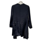 Dior Navy Silk Satin Dress 34 — view 2