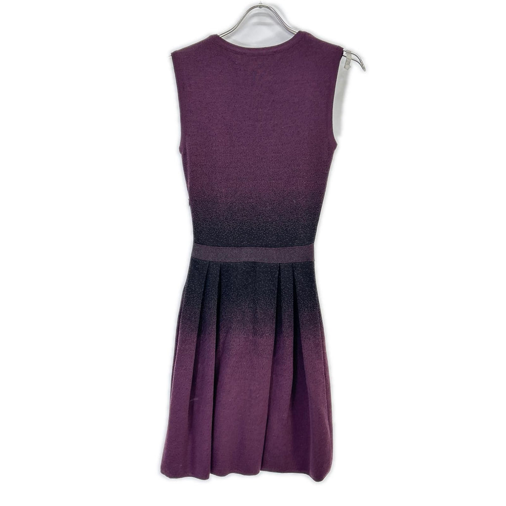 Dior Raf Simons Era Purple Wool Dress 34 — view 2