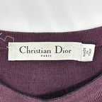 Dior Raf Simons Era Purple Wool Dress 34 — view 3