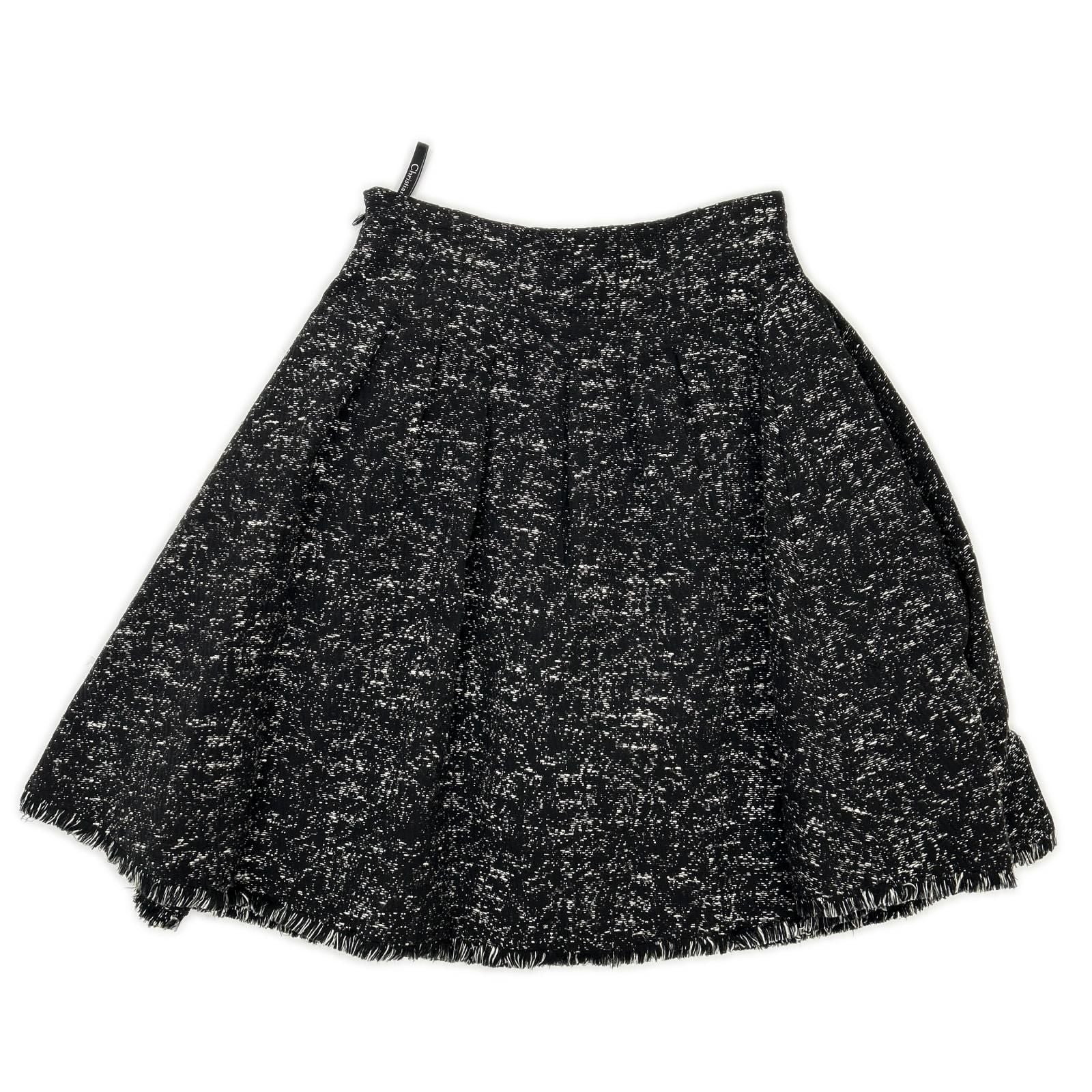 Dior Black Cotton Skirt 36 — view 2
