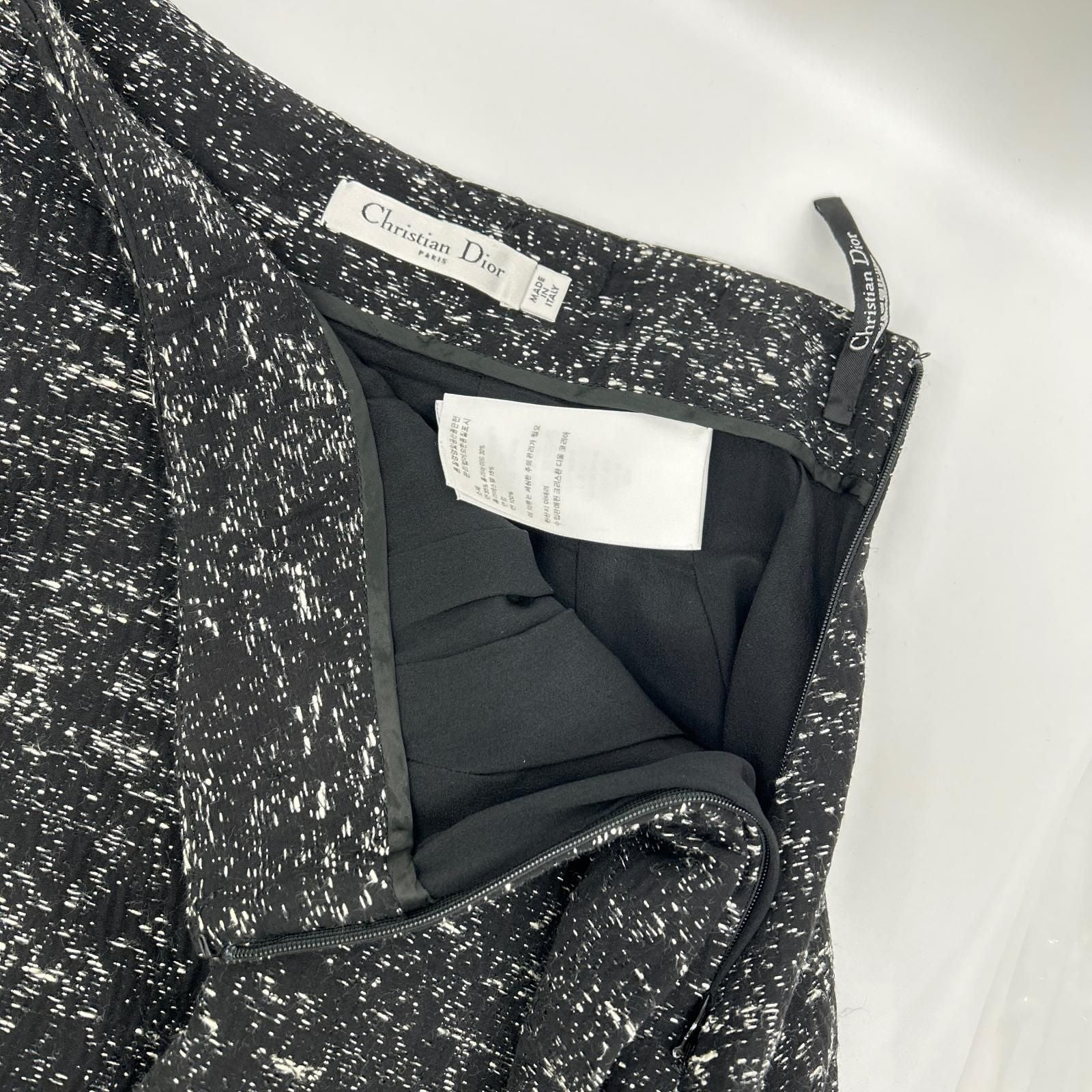 Dior Black Cotton Skirt 36 — view 7