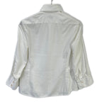 Hermes Era White Cotton Regular Color Long Sleeve Shell Button Shirt — view 2