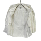 Hermes Era White Cotton Regular Color Long Sleeve Shell Button Shirt — view 3