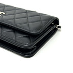 Chanel Shoulder Bag Star CC Logo Lambskin Black — view 4
