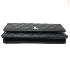 Chanel Shoulder Bag Star CC Logo Lambskin Black — view 3