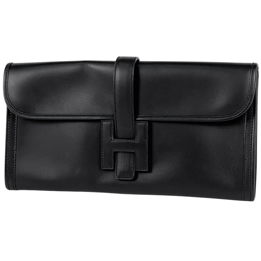 Hermes Jije Elan Clutch Swift Black