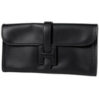 Hermes Jije Elan Clutch Swift Black