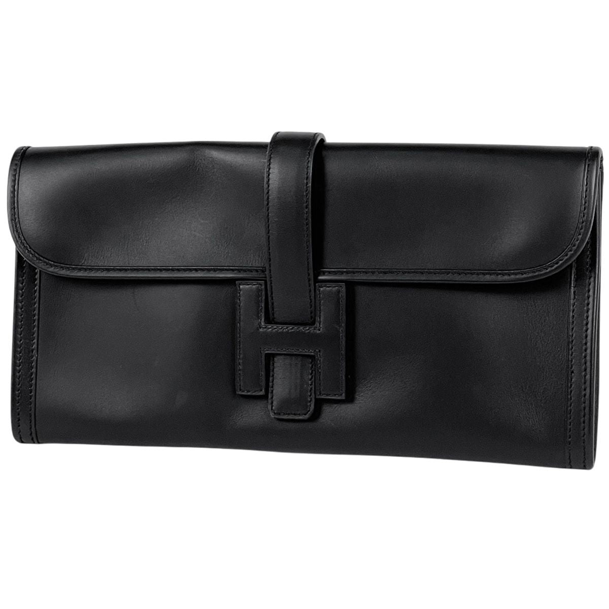 Hermes Jije Elan Clutch Swift Black