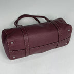 Fendi Shoulder Bag Selleria Linda Leather Purple — view 2