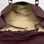 Fendi Shoulder Bag Selleria Linda Leather Purple — view 6
