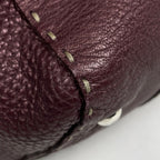 Fendi Shoulder Bag Selleria Linda Leather Purple — view 3