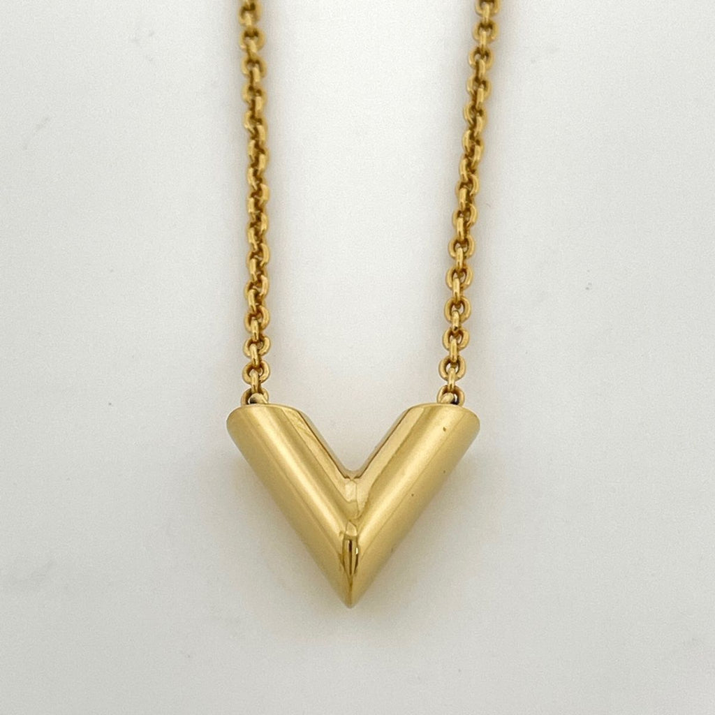 Louis Vuitton Essential Necklace Gold Plated — view 2